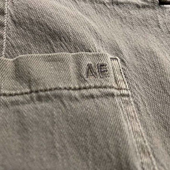 American Eagle Denim Skirt ~ NWT ~ Stretch - Olive Green - size 14 - Picture 12 of 14